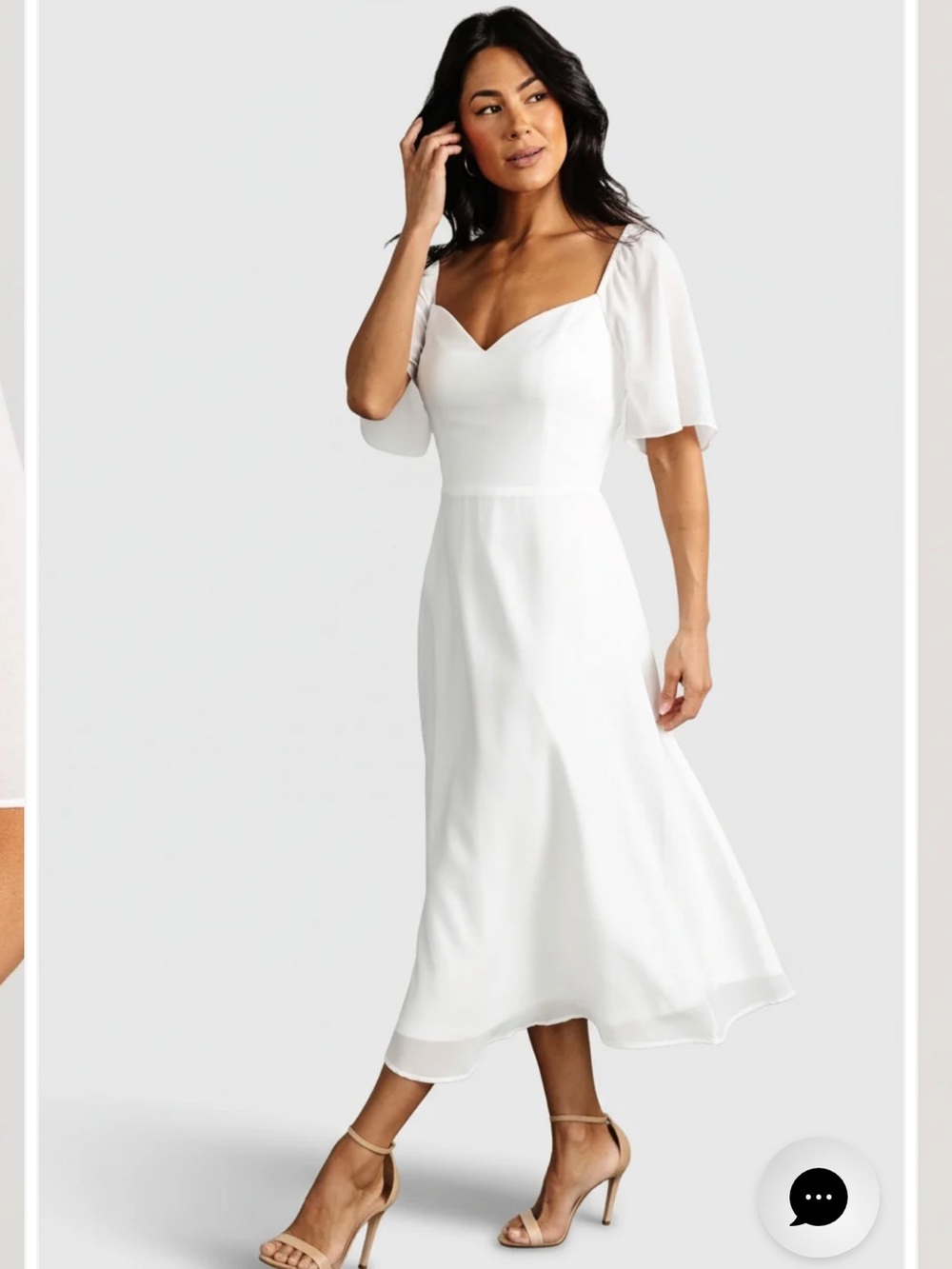 Baltic Børn Colette sweetheart midi dress white XL NWT bridal graduation wedding - Picture 5 of 12